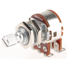 1 pcs - Bourns 250kΩ Rotary Potentiometer 2-Gang Panel Mount, PDB182-GTRB1-254MN