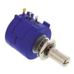 1 pcs - Bourns 2kΩ Rotary Potentiometer 10-Turns 1-Gang Panel Mount, 3590S-2-202L