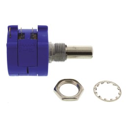 1 pcs - Bourns 2kΩ Rotary Potentiometer 10-Turns 1-Gang Panel Mount, 3590S-2-202L