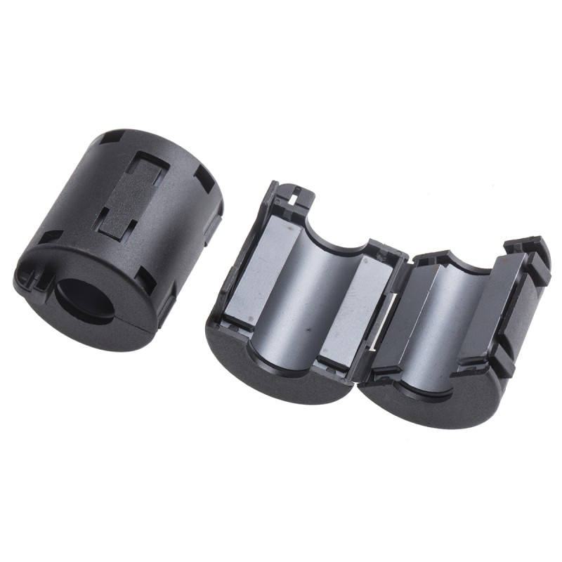 2 pcs - RS PRO Openable Ferrite Clamp, 30.5 Dia. x 39.5mm, For Computer Peripherals, Digital TV, Internal & External Power