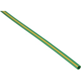 5 pcs - RS PRO Heat Shrink Tubing, Green 3.2mm Sleeve Dia. x 1.2m Length 2:1 Ratio