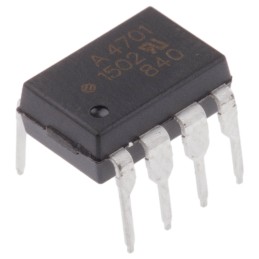 50 pcs - Broadcom, HCPL-4701-000E AC/DC Input, Input Open Collector Output Optocoupler, Through Hole, 8-Pin DIP