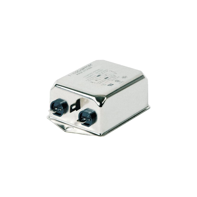 50 pcs - Schaffner, FN2030 6A 250 V ac/dc 60Hz, Chassis Mount EMI Filter, Fast-On, Single Phase