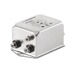 50 pcs - Schaffner, FN2030 10A 250 V ac/dc 400Hz, Chassis Mount EMI Filter, Fast-On, Single Phase