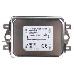 50 pcs - Schaffner, FN2030 10A 250 V ac/dc 400Hz, Chassis Mount EMI Filter, Fast-On, Single Phase