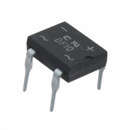 10 pcs : DF10-G - BRIDGE RECT 1PHASE 1KV 1A 4-DF