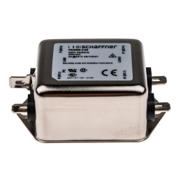 50 pcs - Schaffner, FN2060 3A 250 V ac/dc 400Hz, Chassis Mount EMI Filter, Fast-On, Single Phase