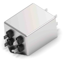 50 pcs - TE Connectivity, KES 10A 440 V ac 50/60Hz, Chassis Mount EMI Filter, Quick Connect 3 Phase