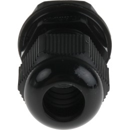 10 pcs - RS PRO Black Nylon Cable Gland, PG11 Thread, 5mm Min, 10mm Max, IP68