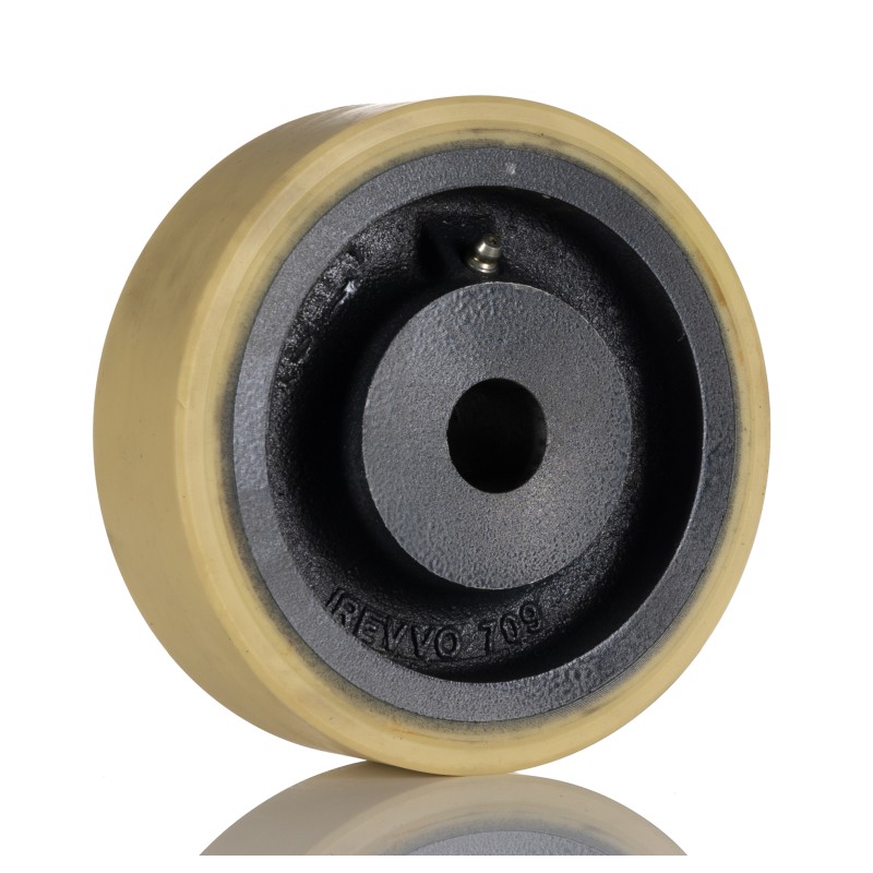 1 pcs - Revvo PUR Abrasion Resistant, Corrosion Resistant Trolley Wheel, 900kg