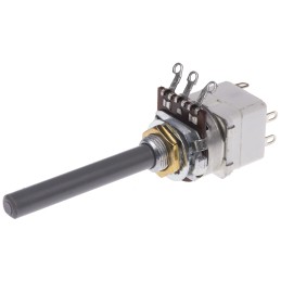 1 pcs - TE Connectivity 4.7kΩ Rotary Potentiometer 1-Gang Panel Mount, 1624216-2