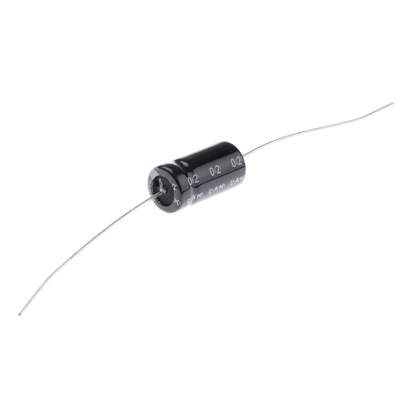 10 pcs - RS PRO 1μF Aluminium Electrolytic Capacitor 350V dc, Axial, Through Hole