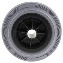 1 pcs - Tente Grey Rubber Corrosion Resistant Trolley Wheel, 270kg