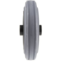 1 pcs - Tente Grey Rubber Corrosion Resistant Trolley Wheel, 270kg