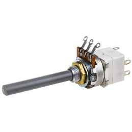 1 pcs - TE Connectivity 470kΩ Rotary Potentiometer 1-Gang Panel Mount, 1624211-2