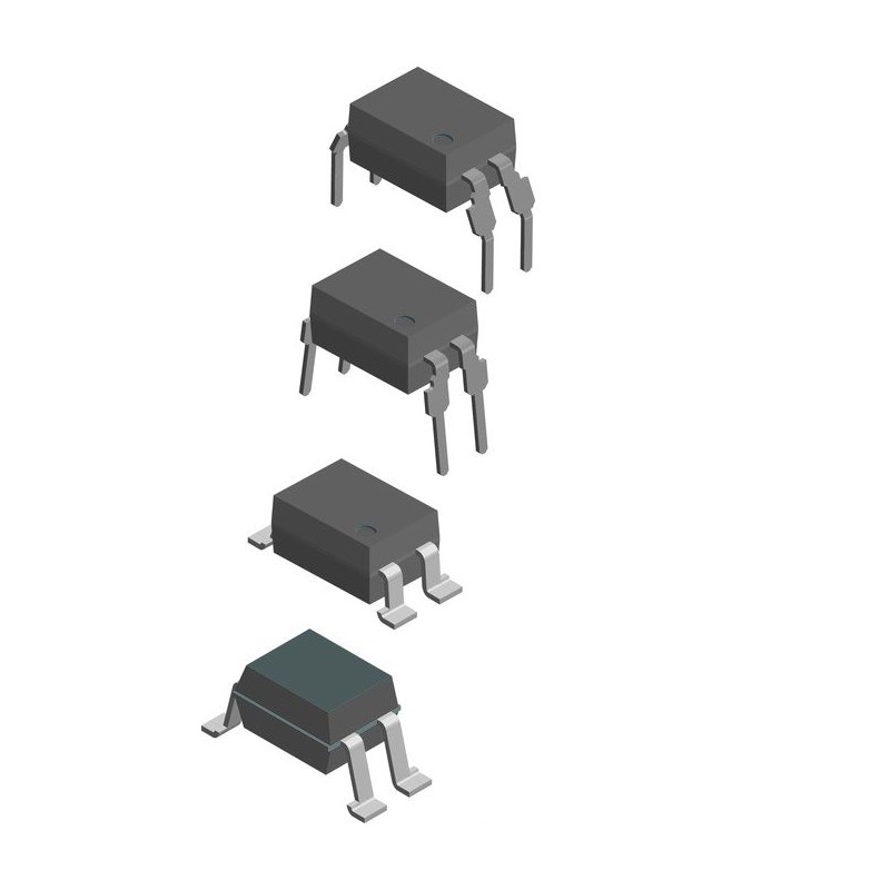 50 pcs - Vishay, VO617A Phototransistor Output Optocoupler, Through Hole, 4-Pin