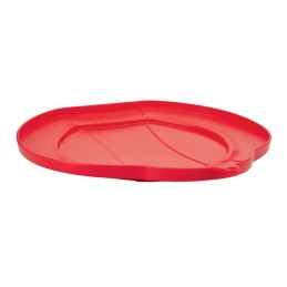 1 pcs - Plastic Red Bucket Lid