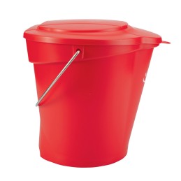 1 pcs - Plastic Red Bucket Lid