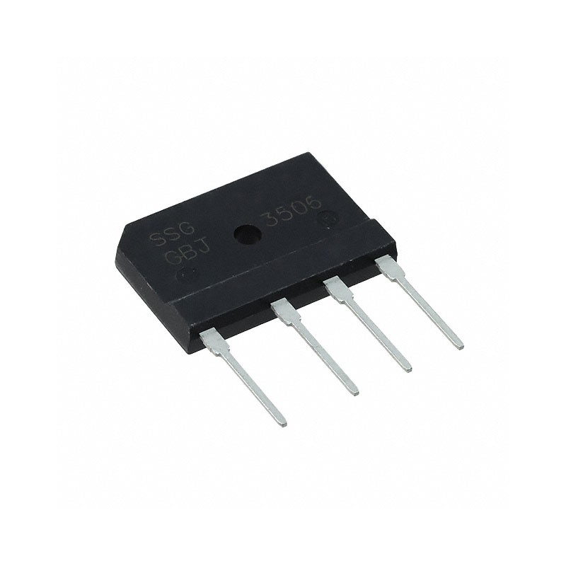 10 pcs : GBJ1510 - BRIDGE RECT 1PHASE 1KV 15A GBJ