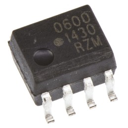 10 pcs - Broadcom, HCPL-0600-000E DC Input Transistor Output Optocoupler, Through Hole, 8-Pin SOIC