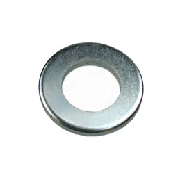 1 Bag of 25 - Bright Zinc Plated Steel Plain Washers, M5, BS 4320C