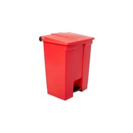 1 pcs - Rubbermaid Commercial Products Legacy Step-On 68L Red Pedal Plastic Waste Bin