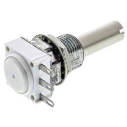 1 pcs - Vishay 500Ω Rotary Potentiometer 1-Gang Panel Mount, P11S1V0FLSY00501KA