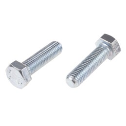 1 Bag of 25 - Zinc Plated Steel Hex, Hex Bolt, M14 x 50mm