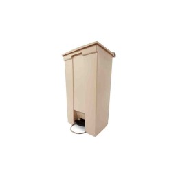 1 pcs - Rubbermaid Commercial Products Legacy Step-On 87L Beige Pedal Plastic Waste Bin