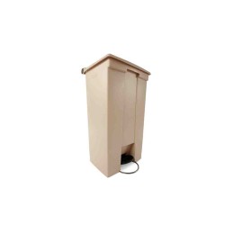 1 pcs - Rubbermaid Commercial Products Legacy Step-On 87L Beige Pedal Plastic Waste Bin