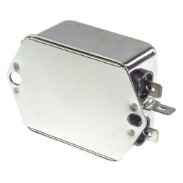 60 pcs - Schaffner, FN2020 16A 250 V ac/dc 400Hz, Chassis Mount EMI Filter, Fast-On, Single Phase