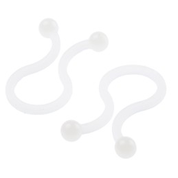 1 Bag of 50 - RS PRO Natural Nylon Twister Clip, 10.1mm Max. Bundle