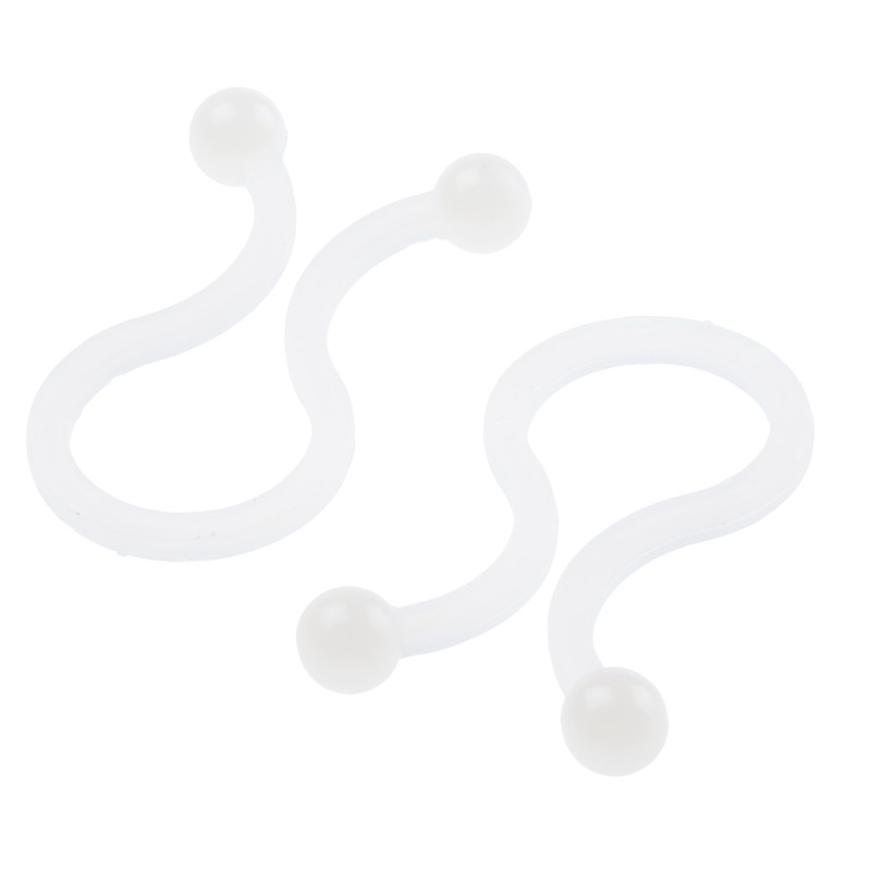 1 Bag of 50 - RS PRO Natural Nylon Twister Clip, 10.1mm Max. Bundle