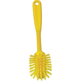 1 pcs - Vikan Medium Bristle Yellow Scrubbing Brush, 23mm bristle length, PET bristle material