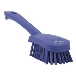 1 pcs - Vikan Hard Bristle Purple Scrubbing Brush, 36mm bristle length, Polyester bristle material