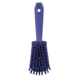 1 pcs - Vikan Hard Bristle Purple Scrubbing Brush, 36mm bristle length, Polyester bristle material
