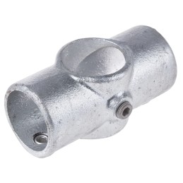 1 pcs - RS PRO 2-Way Connector Connecting Component, Strut Profile Type 2, Round Tube Size Type 2