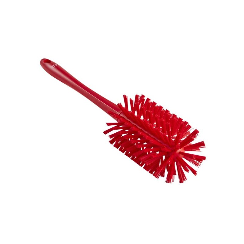 1 pcs - Vikan Red Bottle Brush, 430mm x 90mm
