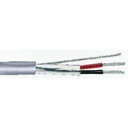 1 Reel of 500 M - RS PRO Twisted Pair Data Cable, 1 Pairs, 0.35 mm², 2 Cores, 22 AWG, Screened, 500m, Grey Sheath