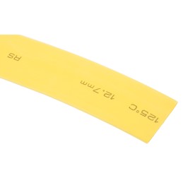 1 Reel of 6 M - RS PRO Heat Shrink Tubing, Yellow 12.7mm Sleeve Dia. x 6m Length 2:1 Ratio