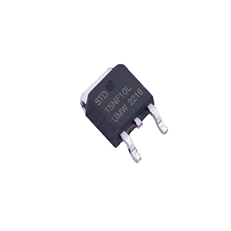10 pcs : STD15NF10L - TO-252 MOSFETS ROHS