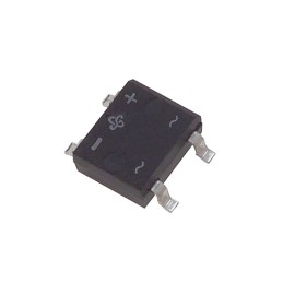 10 pcs : EDF1AS-E3/45 - BRIDGE RECT 1PHASE 50V 1A DFS
