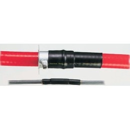 1 pcs - TE Connectivity Adhesive Lined Heat Shrink Tubing, Black 19mm Sleeve Dia. x 152.4mm Length 3:1 Ratio, SST Series