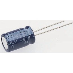 10 pcs - Panasonic 1000μF Aluminium Electrolytic Capacitor 10V dc, Radial, Through Hole - ECA1AM102