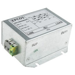 8 pcs - EPCOS, B84142B*R000 8A 250 V ac/dc 60Hz, Screw Mount EMC Filter, Terminal Block, Single Phase