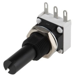 1 pcs - Vishay 5kΩ Rotary Potentiometer 1-Gang Panel Mount, P11P1F0GJSY00502KA