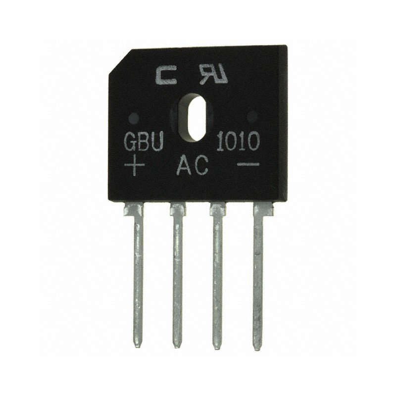 10 pcs : GBU1010-G - BRIDGE RECT 1PHASE 1KV 10A GBU