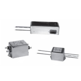 8 pcs - TE Connectivity, Corcom Q 6A 250 V ac 50/60Hz, Flange Mount RFI Filter, Fast-On, Single Phase