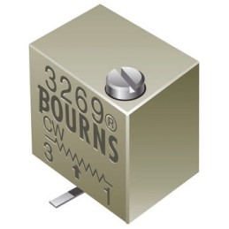 1 pcs - 20kΩ, SMD Trimmer Potentiometer 0.25W Top Adjust Bourns, 3269