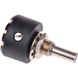 1 pcs - RS PRO 1kΩ Rotary Potentiometer 1-Gang Panel Mount